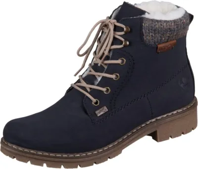 Image de Rieker Veterschoenen Hoog  Veterschoenen Hoog - Blauw - Maat 41