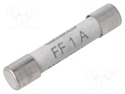 Zdjęcie produktu dla 1 x Bezpiecznik: Śmelczowy, 1 kV AC, bardzo szybki, 1 A, ceramiczny, cylindryczny, numer katalogowy: 7017240.1 Superf
