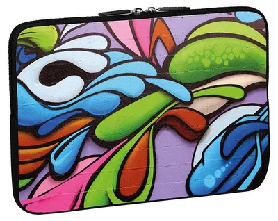 Produktbild von PEDEA Design Schutzhülle Notebook Tasche bis 15,6 Zoll (39,6 cm), Graffiti Art