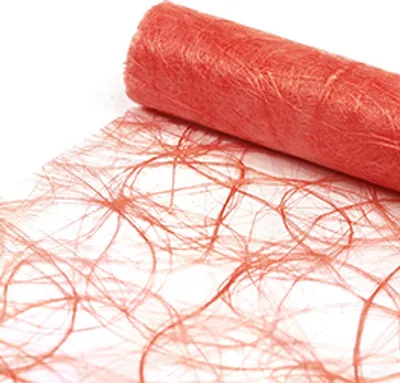 Produktbild von DecoHomeTextil Sizoweb® Tischläufer Tischband Dekoration Dekor Breite 30 cm Rollenlänge und Farbe wählbar Lachs Salmon 30 cm x 500 cm