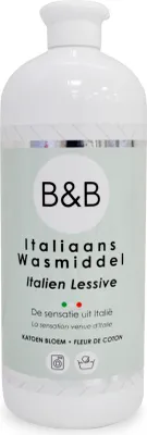 Produktbild von B&B Italiaans Wasparfum Flüssigwaschmittel Baumwolle Flower 1000 ml Baumwollblüten Duft