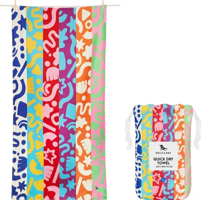 Produktbild von Dock & Bay Kids Beach Towel L Power of Positivity 160x90cm