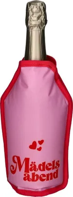 Produktbild von Gift Company Kühlmanschette Froid, rosa/pink, 23,5 cm, 90% Gel, 10% Polyester – für Mädelsabend, Gartenpartys & Geschenke