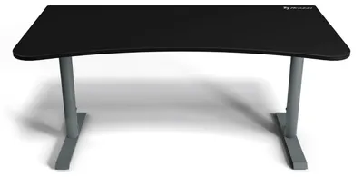 Produktbild von Arozzi Arena Groß Gaming-Schreibtisch - 160 x 82 x 71-81 cm - Gefrorenes Grau