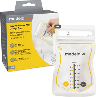 Zdjęcie produktu dla MEDELA Woreczki do przechowywania pokarmu torebki do mrożenia mleka 50 sztuk