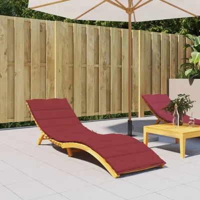 Produktbild von "im Angebot" Sonnenliegen-Auflage Weinrot 200x50x3 cm Oxford-Gewebe - Gartenmöbelauflagen CC6951
