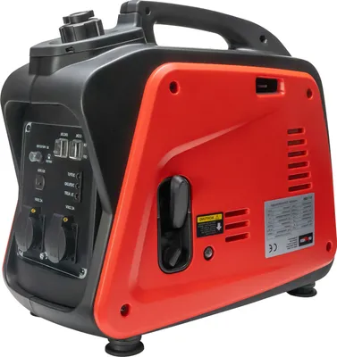 Produktbild von Grafner Stromerzeuger Inverter Genrator 2200 W (2 KW Dauerleistung), Benzinbetrieb 4 Takt, 2x 230V, Invertertechnologie für empfindliche Geräte, leicht robust, digitaler Benzin Notstrom Aggregat