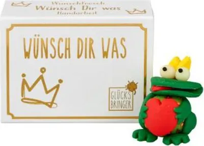Produktbild von HERGO Glückswelten Wunschfrosch "Wünsch Dir was"