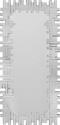 Produktbild von LOLA Wandspiegel 120 × 2 × 57 cm - Edelstahl und MDF - silberfarben