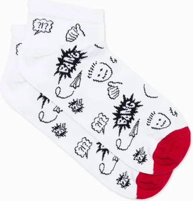 Produktbild von Ombre Clothing Lustige Herrensocken Artunor weiß 43-46
