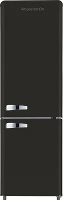 Produktbild von Wolkenstein KG250.4RT BRetro Kühl-/ Gefrierkombiantion, schwarz