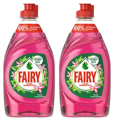 Produktbild von Fairy Handspülmittel Pinke Jasminblüte Ultra Konzentrat 2x 450ml