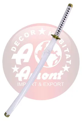 Obrázok produktu pre Roronoa Zoro Shusui Wado Ichimonji Jednodielna katana z ocele, 103 cm