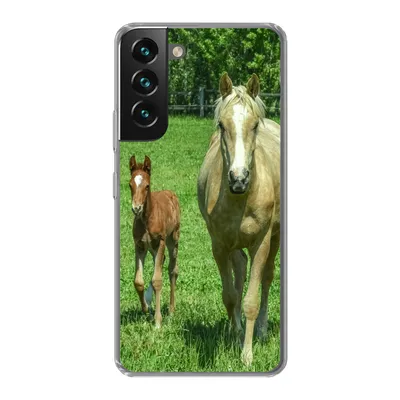 Produktbild von MuchoWow® Handyhülle Schutzhülle Hülle für Samsung Galaxy S22 Plus Pferd - Fohlen - Tiere Silikon Softcase Handy Hülle - Schutzabdeckung