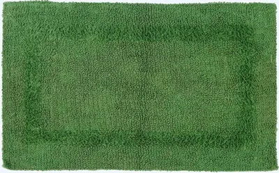 Produktbild von HOMESCAPES Badematte farngrün 50x80 cm aus 100% Baumwolle