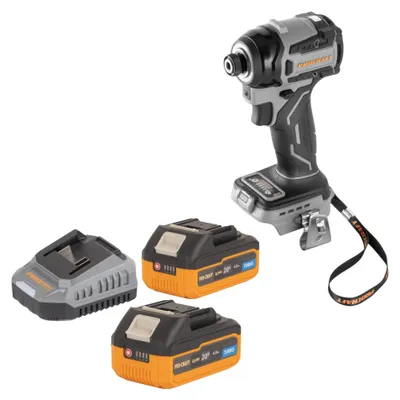 Zdjęcie produktu dla Procraft ID20Abb Akumulatorowy klucz udarowy 20 V 180 Nm 1/4" + 2x akumulator 4,0 Ah + ładowarka