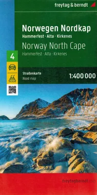 Produktbild von Norwegen Nordkap, Straßenkarte 1:400.000, freytag & berndt