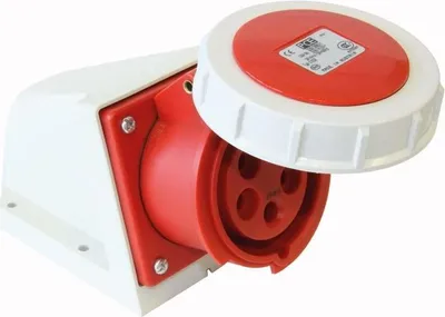 Produktbild von Feste Steckdose 16A 3P+Z+N 400V mit IP67 Drossel
