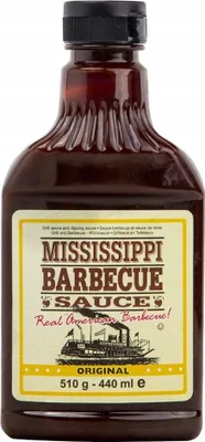 Produktbild von Mississippi Barbecue Grill Sauce 'Sweet'n Mild', 440ml