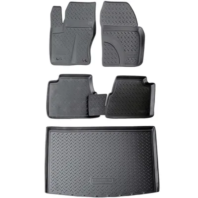 Produktbild von Fußmatten & Kofferraumwanne Set passend für  Ford GRAND C-MAX | 2010 - 2019