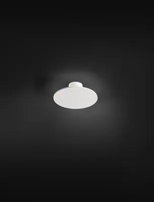 Obrázok produktu pre Stropné svietidlo Perenz 15 W LED z matne bieleho kovu, nastaviteľná teplota farby 3000 K – 4000 K – 6000 K, priemer 25 cm, moderný minimalistický dizajn