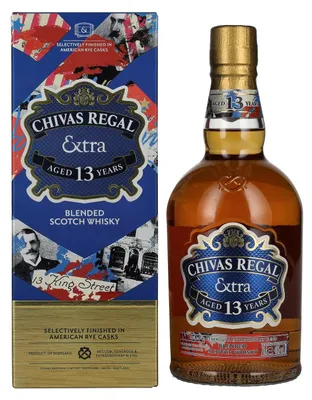 Produktbild von Chivas Regal 13 Years Rye Finish + Box 700ml 40% Vol.