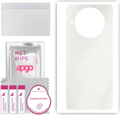 Produktbild von apgo Rückseite Schutzfolie, Matt, kompatibel mit Cubot Note 20, Hinten Hydrogel-Displayschutzfolie mit Positionierhilfe, kratzfest, einfache Montage