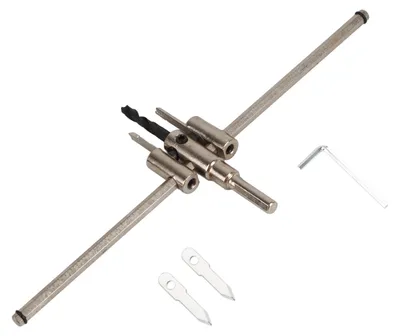 Produktbild von Kreisschneider-Bohrer, wiederverwendet, langlebig, robust, verstellbar, Lochsäge aus legiertem Stahl für Holz