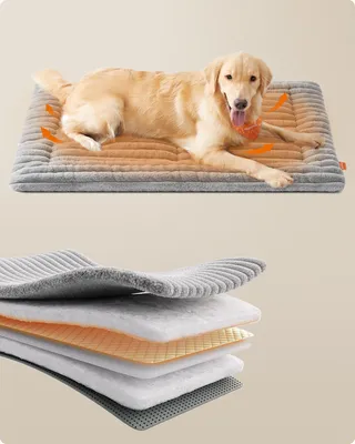 Produktbild von Hundedecke, Haustierdecke für Hunde, Katzen, beidseitig verwendbar, Hundesofa maschinenwaschbar, grau