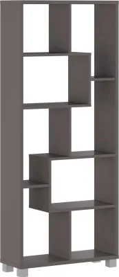 Produktbild von Veniano - Regal, 68x25x161h cm Grau, 8 Regalböden