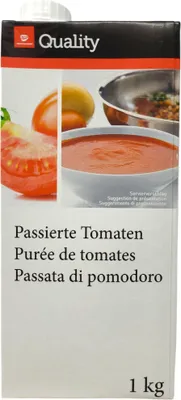 Produktbild von TGQ Passierte Tomaten 1kg Vorrat für Pasta Saucen Pizza
