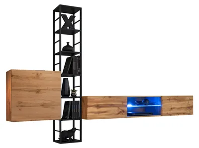 Produktbild von Wandregale Wohnwand Wandschrank Regal Design TV-Ständer Sideboard Luxus Neu