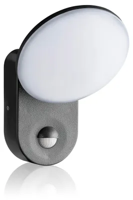 LED Aussenleuchte IP65 Bewegungsmelder Wand Leuchte anthrazit Sensor 15W SEBSON