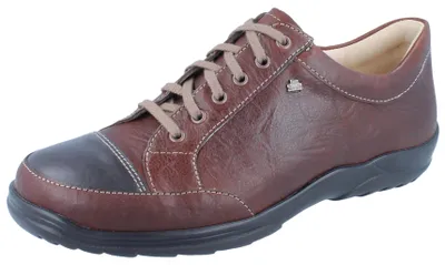 Productafbeelding van Finn Comfort, Alamo, heren, veterschoen, leer, kastanje/sigarenbruin, NIEUW - herenschoenen, sneaker/veterschoen, bruin