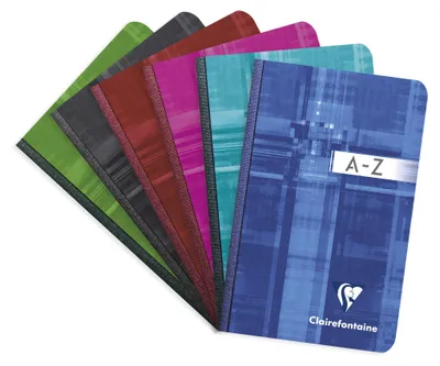 Obrázok produktu pre Clairefontaine 5x adresár 9x14cm 96 listov šachovnicový 9599C
