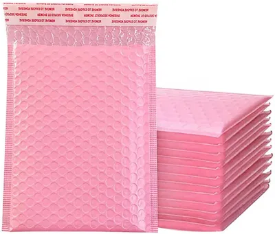Obrázek produktu pro 50 ks Bubble Mailers Self Seal Vodotěsné polstrované obálky Přepravní poštovní dárkové obálky pro balení knihy časopisu (13x15cm/ 5.1x5.9inch)