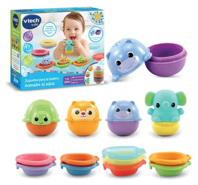 Produktbild von Vtech Wassertier-spielzeug Baby-badewannen-version Spanisch Mehrfarbig Mehrfarbig One Size