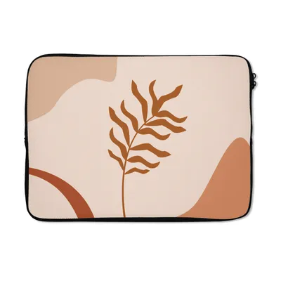 Produktbild von MuchoWow® Laptop Hülle 13 Zoll Sommer - Pflanze - Braun Laptoptasche - Laptophülle - Sleeve - Rundumschutz