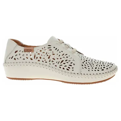 Produktbild von Pikolinos Damen Slipper Halbschuh Zierschnürung luftig P. Vallarta 655-4783, Größe:39 EU, Farbe:Weiß