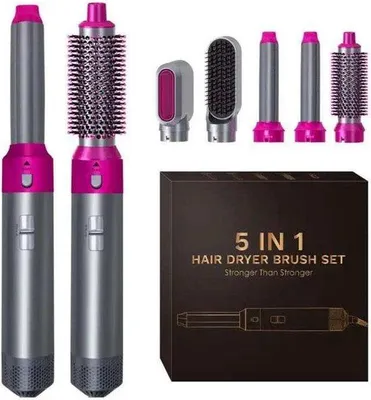 Image de Brosse à coiffer avec embouts bouclés et ondulés