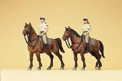 Produktbild von Preiser Berittene Polizei. Sommerunif 10389