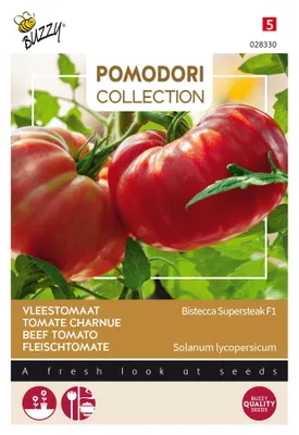 Image de Graines de Buzzy Pomodori Fleistomate Bistecca F1 - Environ 10 graines | Buzzy_028330