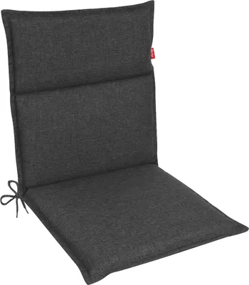 Produktbild von Herlag Niedriglehner Gartenstuhlauflage Bea 100x50x4,5cm Anthrazit Wasserabweisend Fleckschutz