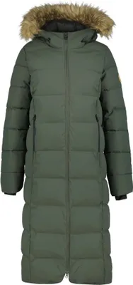 Produktbild von Icepeak Brilon Mantel Damen dunkel olivegrün Gr 40