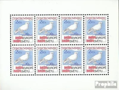 Produktbild von Briefmarken Tschechoslowakei 1983 Mi 2720Klb Kleinbogen (kompl.Ausg.) postfrisch Friedenstreffen