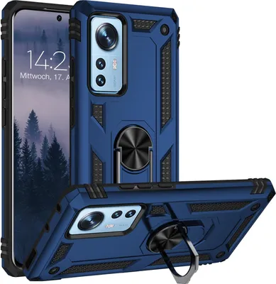 Produktbild von Armor Outdoor Handyhülle für Xiaomi 12 5G / 12X 5G Handy Panzer Case Cover Schutzhülle Farbe: Blau