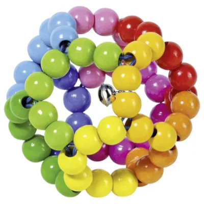 Image de Heimess Balle de préhension élastique arc-en-ciel