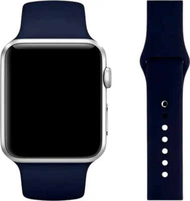 Obrázok produktu pre Silikónový Remienok Mercury Apple Watch 38/40/ 41 Mm Modrá/Navy