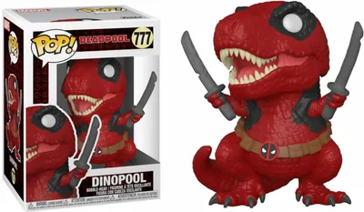 Produktbild von Marvel Deadpool 30th Anniversary POP! Vinyl Figur Dinopool 9 cm