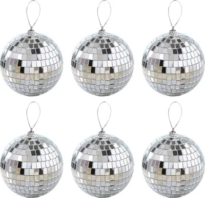 Obrázek produktu pro Dekorace na vánoční stromek Vánoční ozdoby Disco koule Mini párty